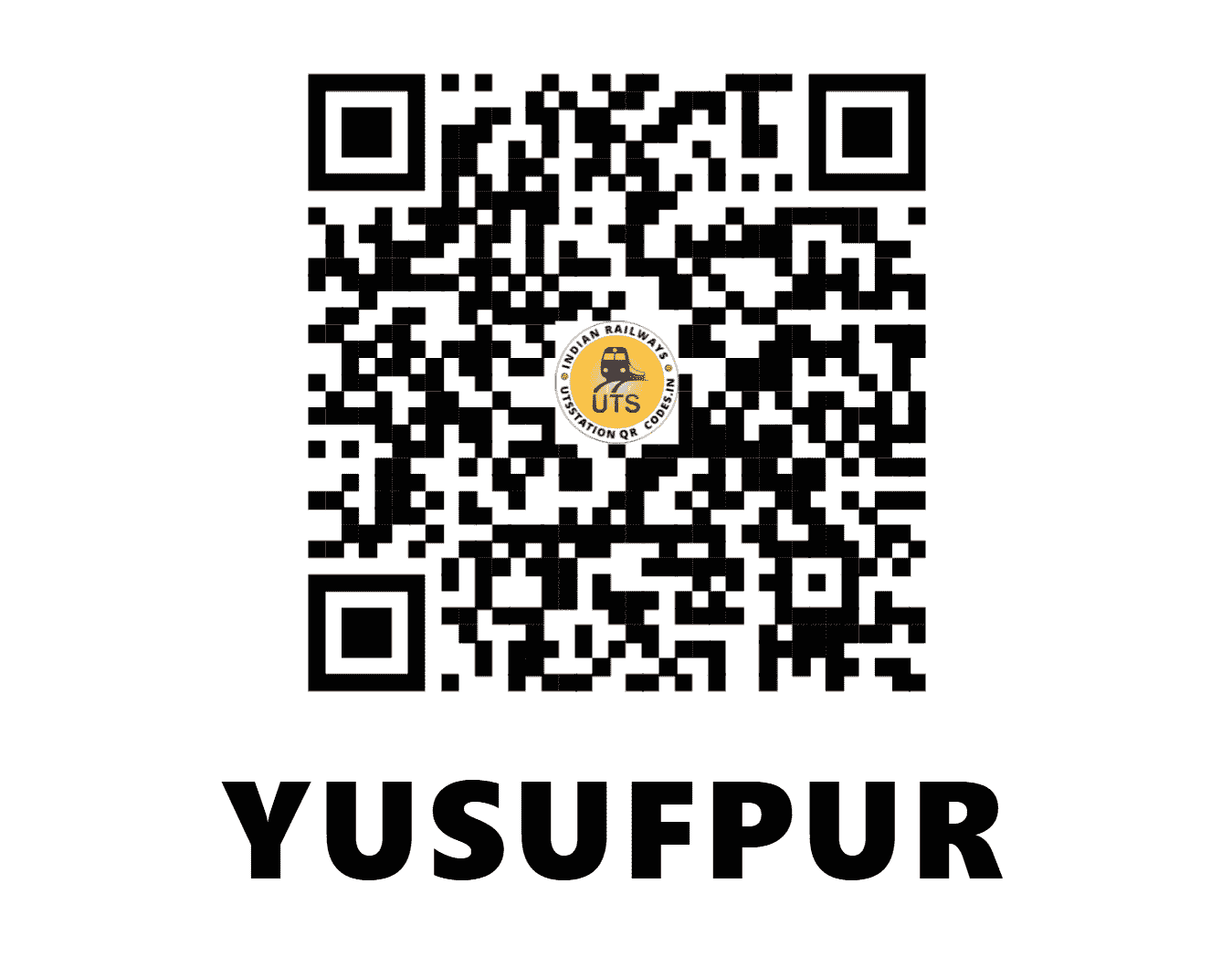 UTS QR Code for YUSUFPUR - YFP - NE (UTTAR PRADESH)